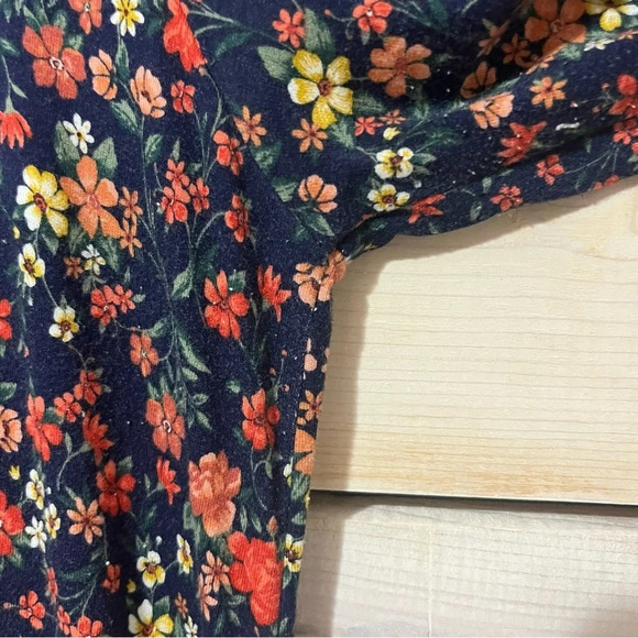 Old Navy Long Sleeve Swing Dress Flower Print - Picture 3 of 5